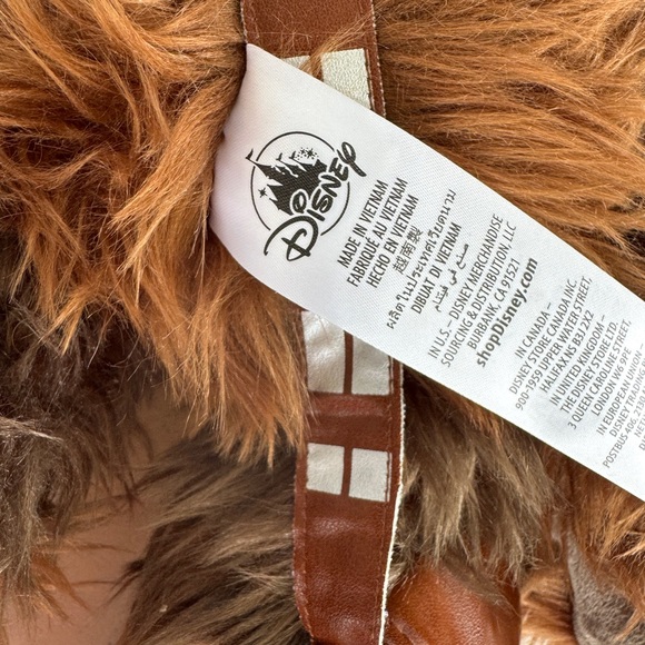 Disney CHEWBACCA STAR WARS Plush Toy 16” tall - Picture 6 of 16